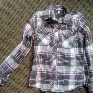 Duluth Plaid Button-Up Shirt - Sz Small GUC